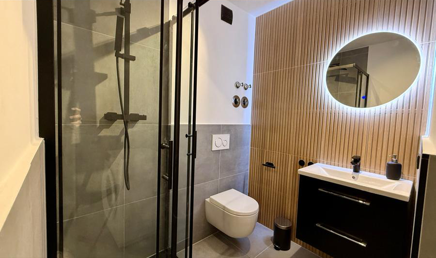 Renoviertes Badezimmer